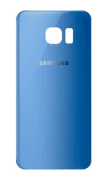 Batteriedeckel mit Aufkleber Samsung Galaxy S7 Blau