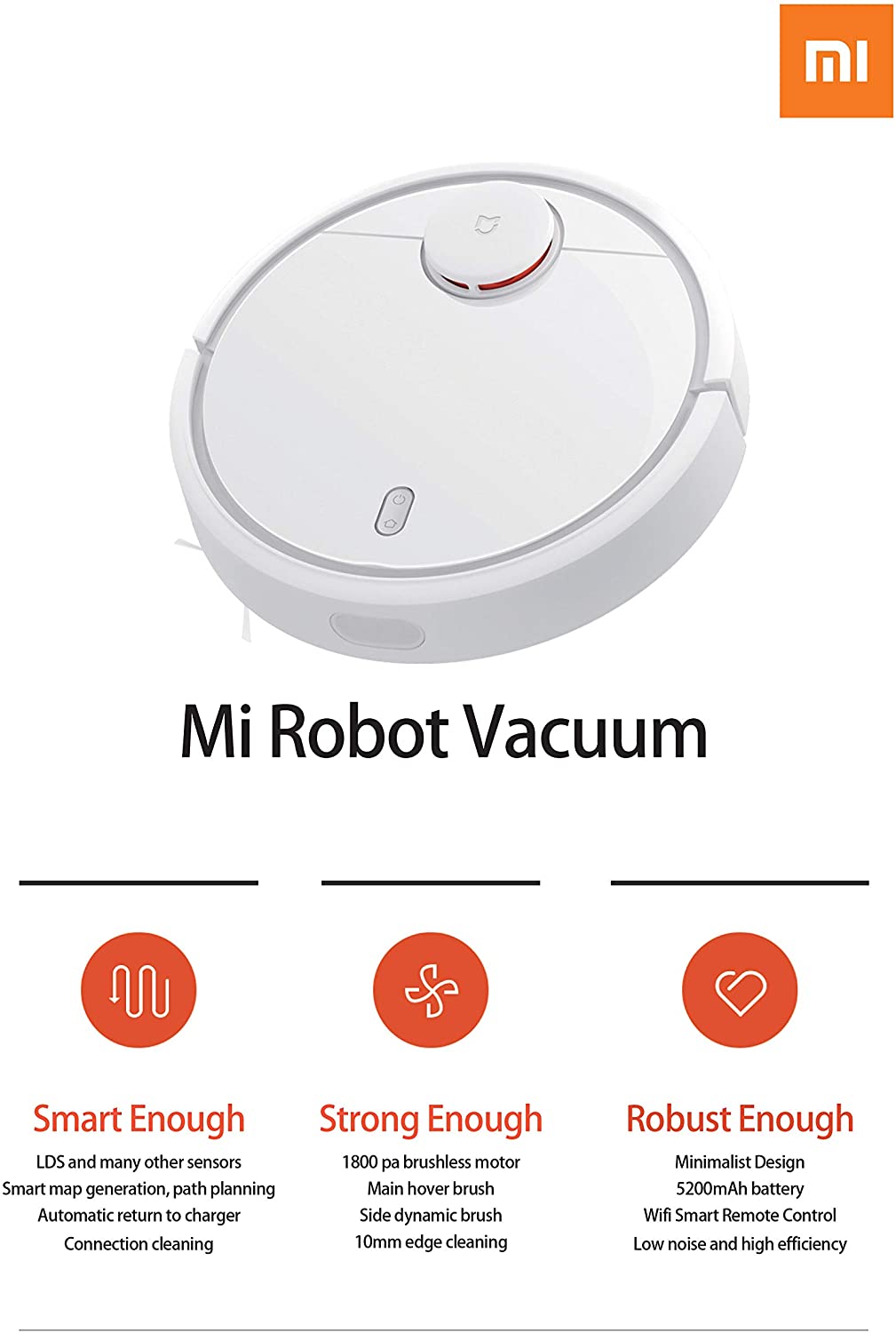 piel Conflicto Persona enferma Robot Aspirador Xiaomi Mi Robot Vacuum Cleaner