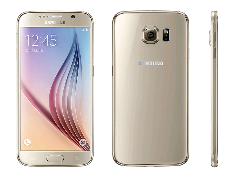 comercio mando Illinois Samsung Galaxy S6 Gold Platinum - DiscoAzul.com