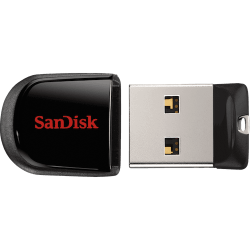 joyería Automático techo Sandisk 16GB Cruzer Fit 16GB USB 2.0 Negro unidad flash USB
