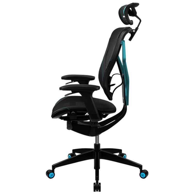 Silla Gaming  Thunder  X3  YAMA 7 Ultimate Cyan Negro