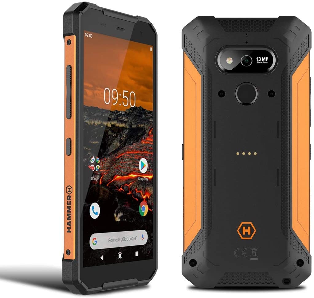 Smartphone Hammer Explorer Black Orange 3GB/32GB Rugerizado