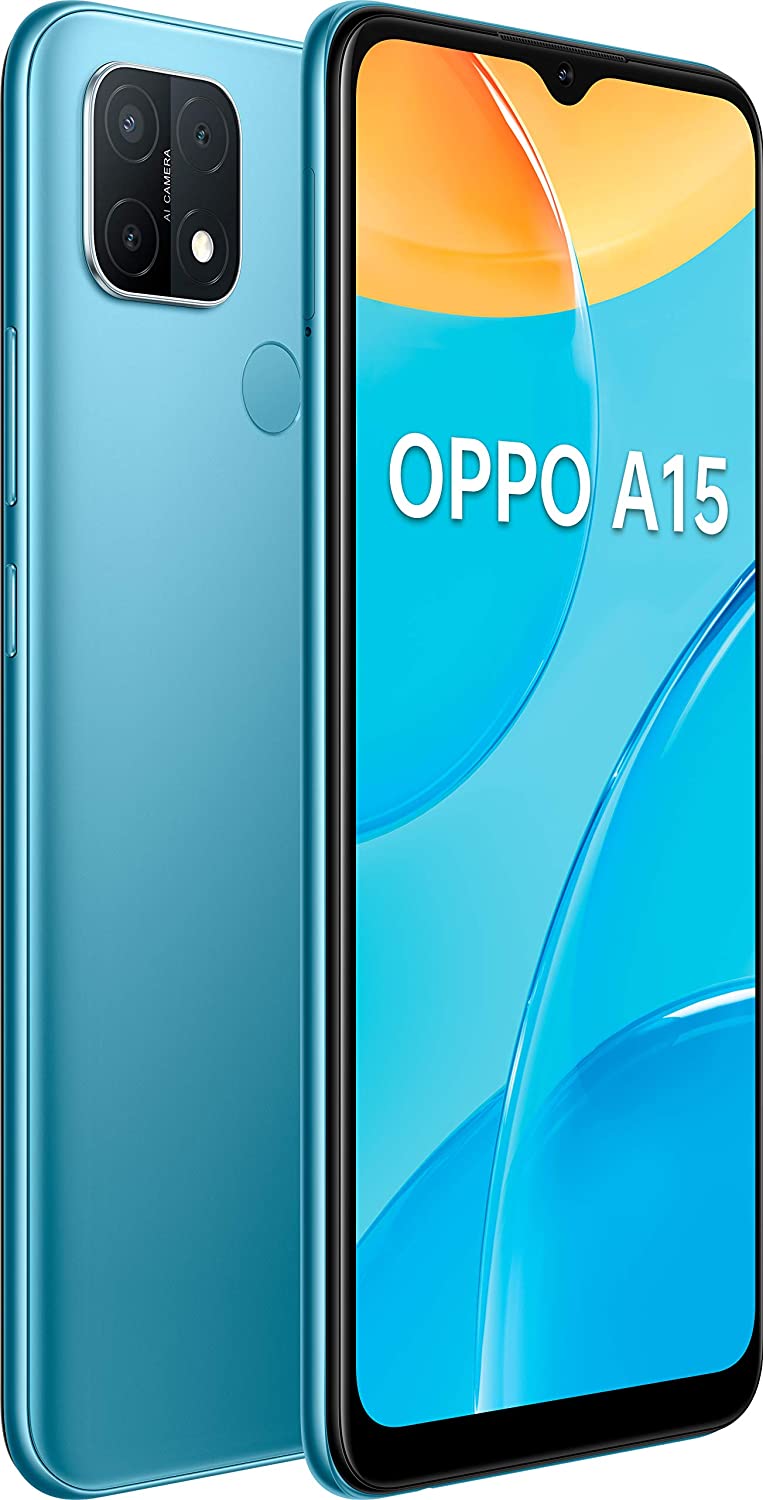 OPPO A15 16,6 cm (6.52) SIM doble ColorOS 7.2 4G 3 GB 32 GB 4230 mAh Azul