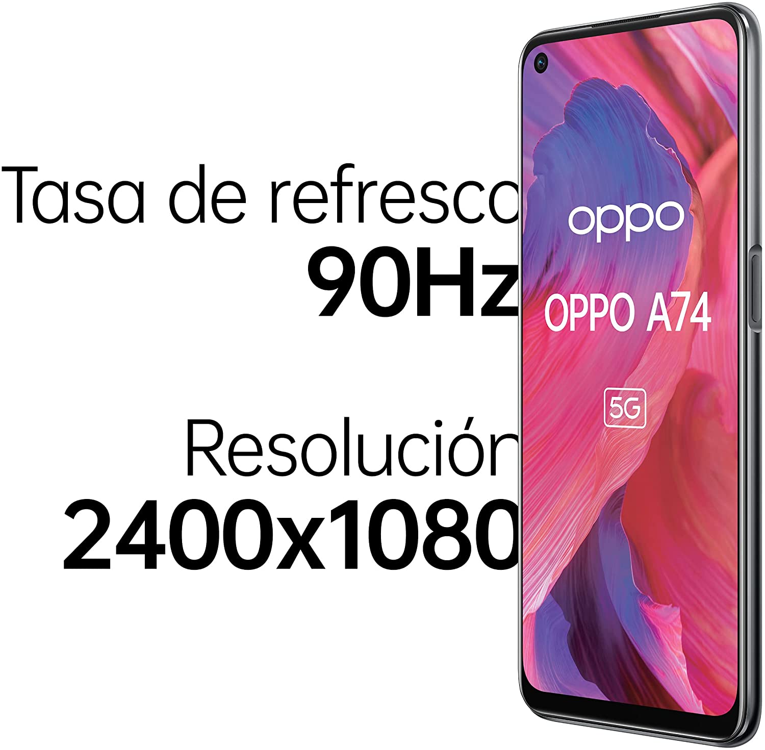 Smartphone Oppo A74 5G 6GB/128GB 6.5'' Silver