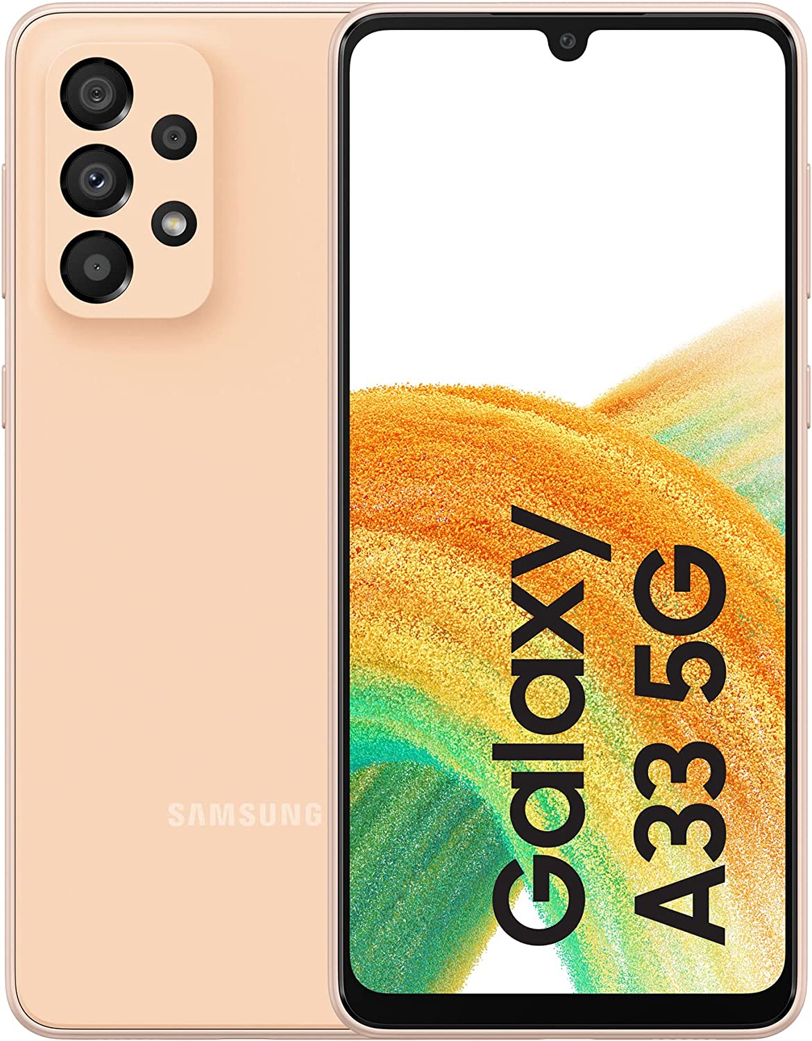 Smartphone Samsung Galaxy A33 6GB/128GB 5G Naranja Melocotón