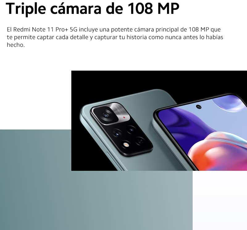 Compra el Redmi Note 11 Pro 5G: Cámara de 108 MP