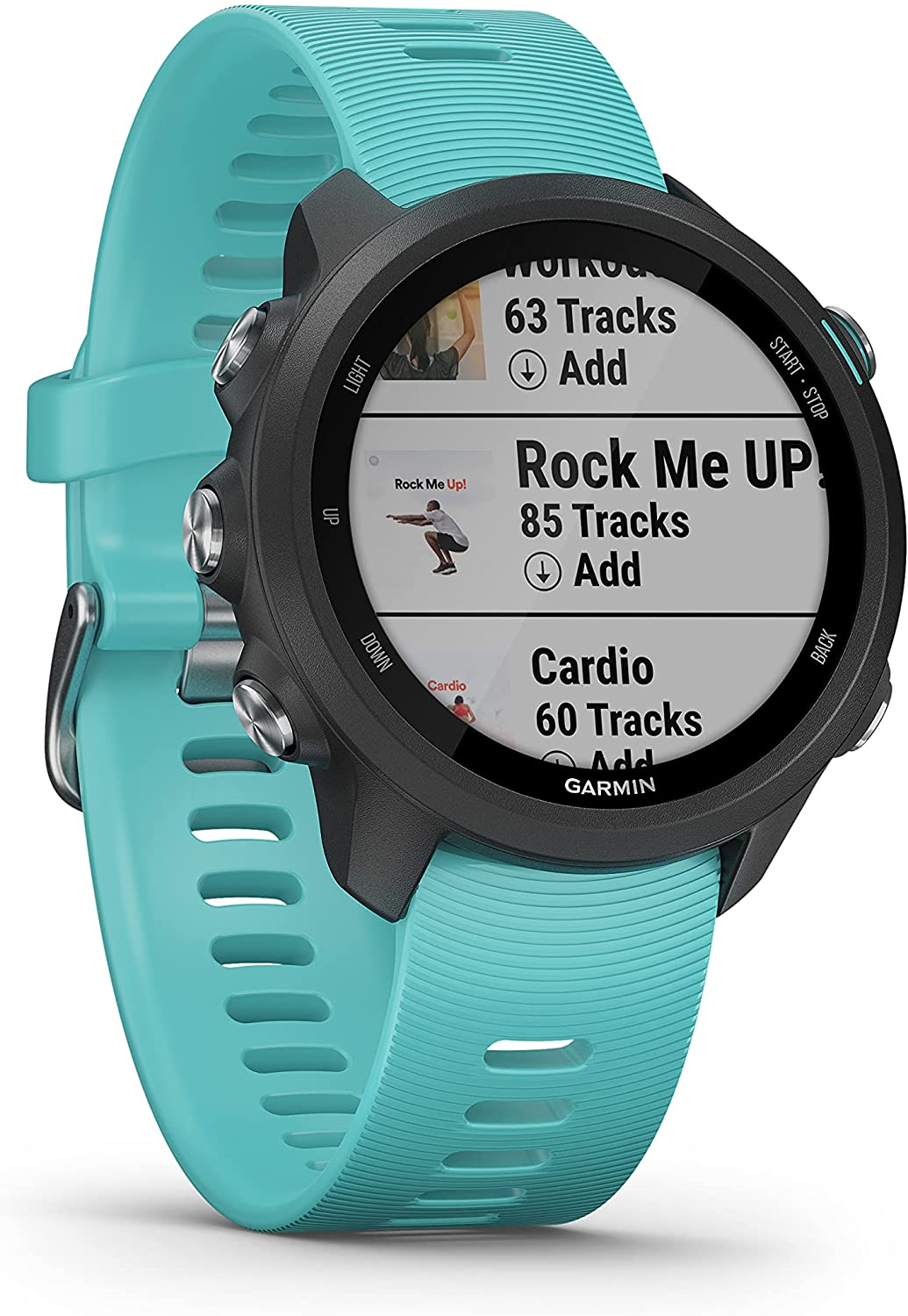 Buy Garmin Forerunner 245 Music Reloj Con Pulsómetro Negro, Turquesa online