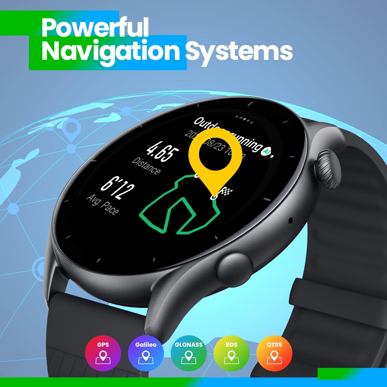 Smartwatch Huami Amazfit GTR 4/ Notificaciones/ Frecuencia Cardíaca/ GPS/  Negro