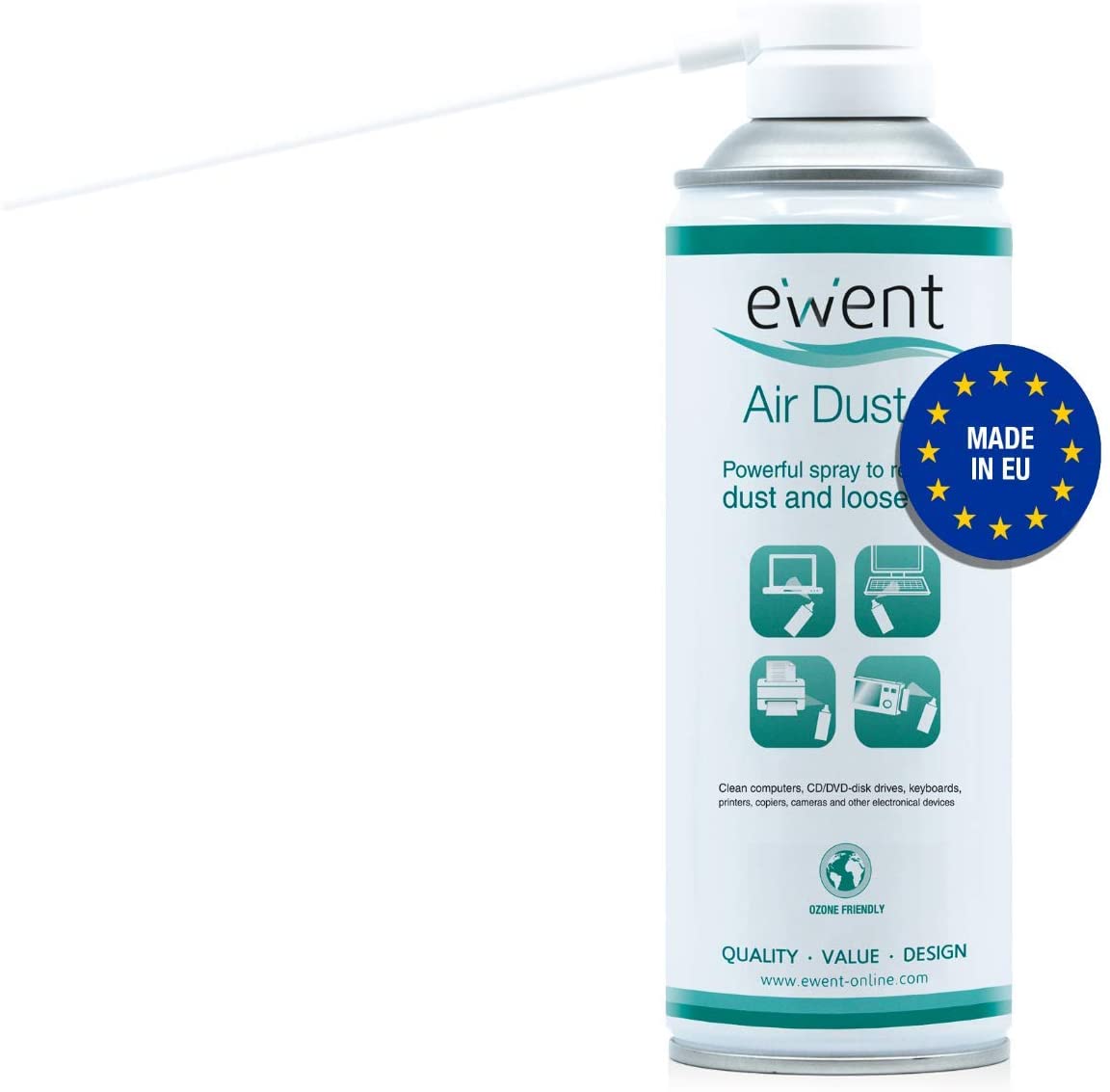 Spray Aire Comprimido Limpiador Electrónico Ewent EW5601