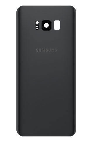 Batteriedeckel mit Rückfahrkamera-Abdeckung - Samsung Galaxy S8 Plus Schwarz