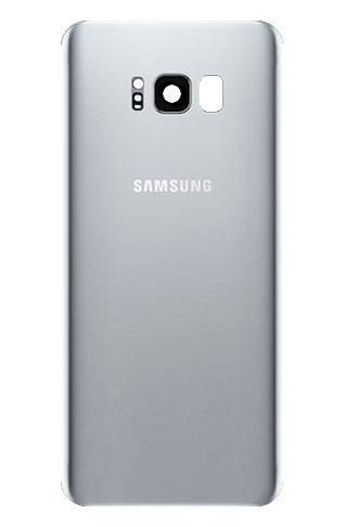 Batteriedeckel mit Rückfahrkamera-Abdeckung - Samsung Galaxy S8 Plus Silber