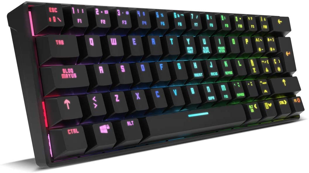 Teclado Gaming Krom Kluster RGB Mini 