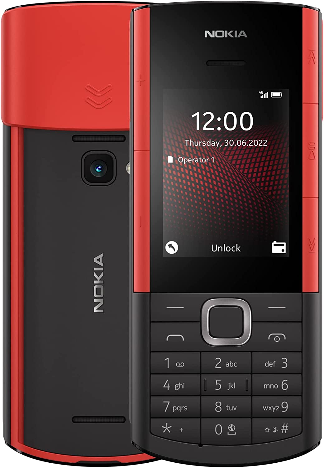 Teléfono Móvil Nokia 5710 XA Negro y Rojo 