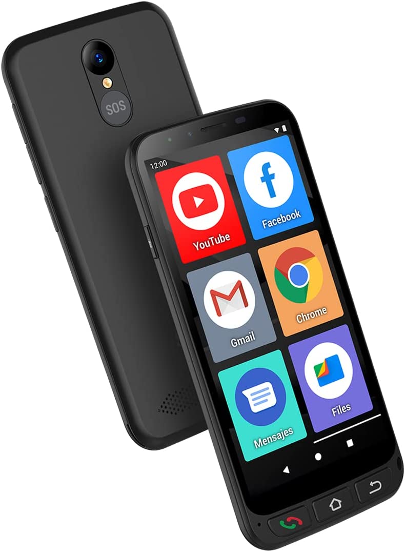 SPC Zeus 4G + Carcasa - Smartphone para Personas Mayores 4G, Modo Fácil con  Iconos Grandes, botón SOS, configuración remota, Botones físicos y Pantalla  táctil 5,5”, Android 11 Go : : Electrónica