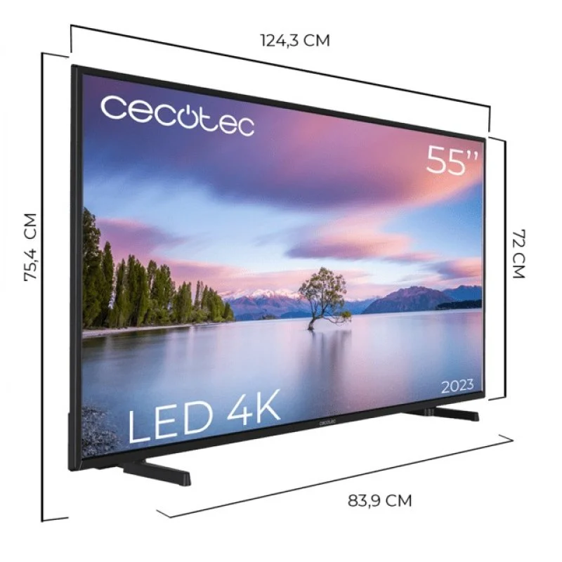 Cecotec 02600 Televisor 139,7 cm (55``) 4K Ultra HD