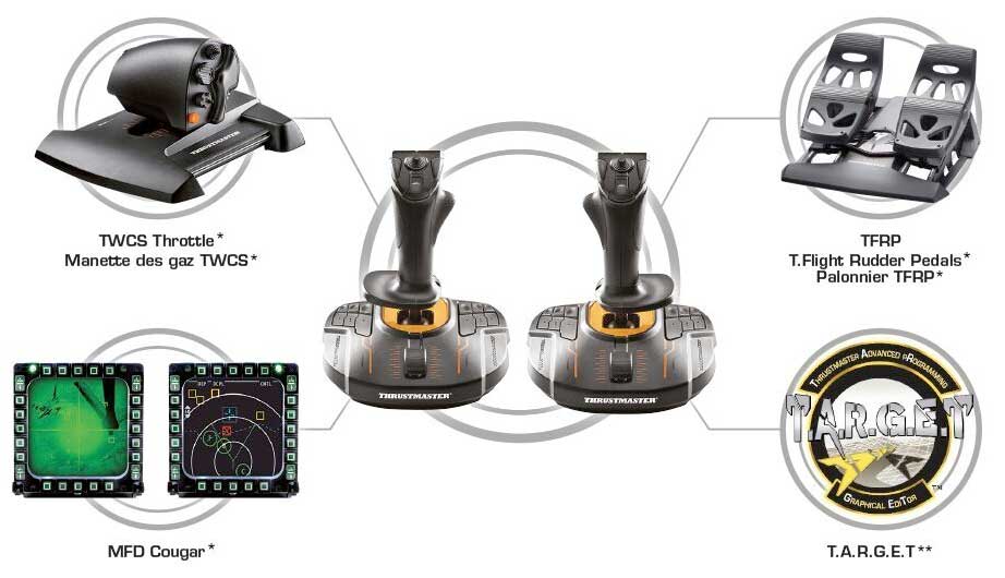 Thrustmaster T.16000M FCS Space Sim Duo (PC)