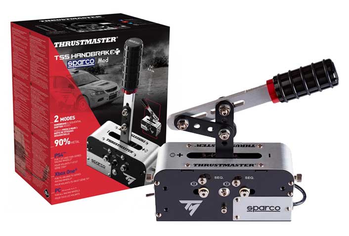 Thrustmaster Mod Sparco Frein À Main PC/PS4/Xbox One Argenté