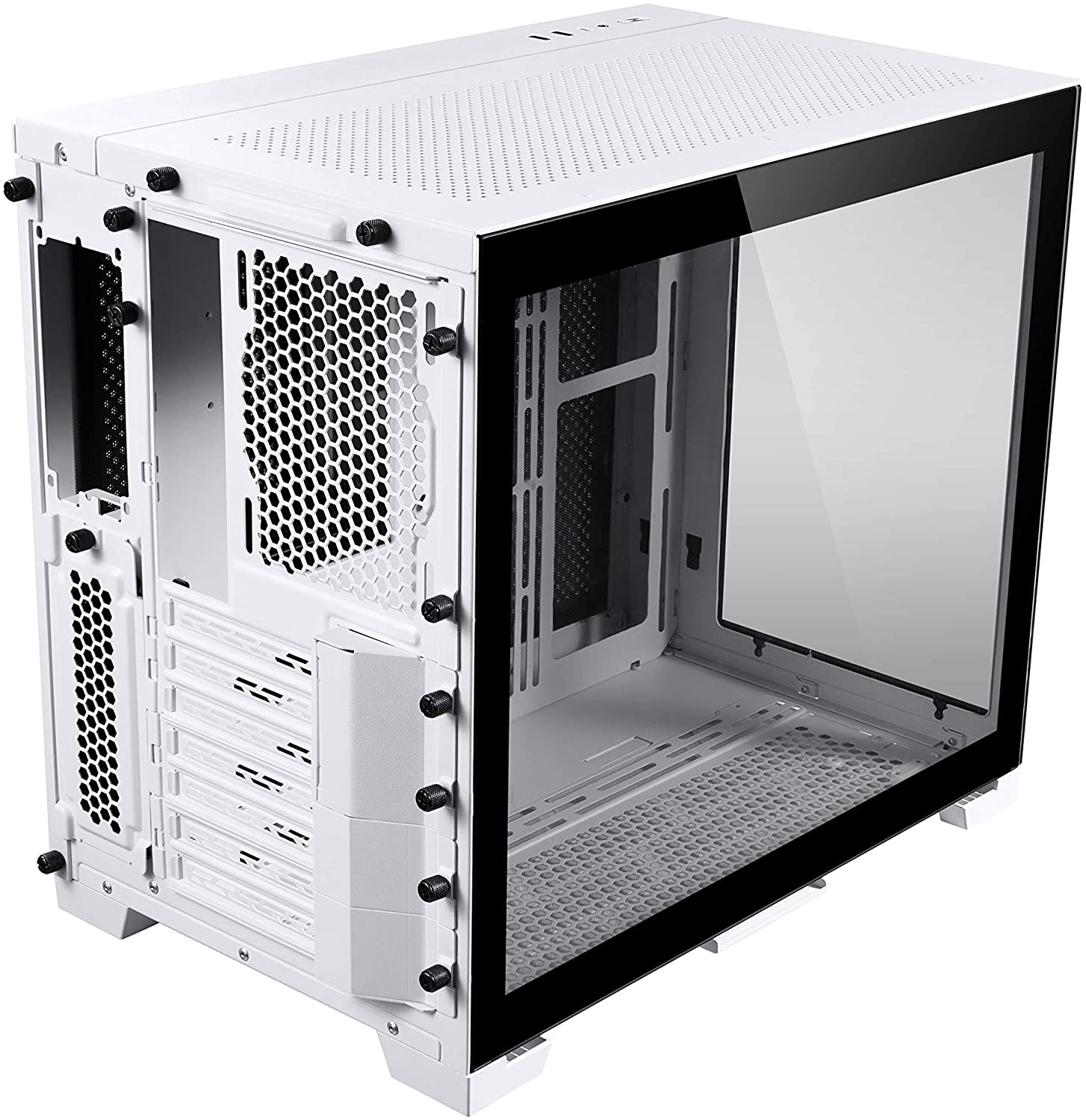 LIAN LI PC-O11 DYNAMIC MINI NEGRO CRISTAL TEMPLAD