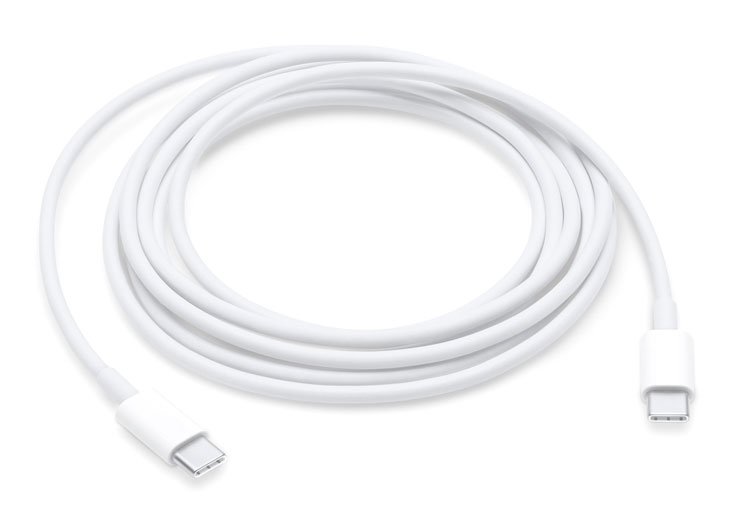 Cable USB Tipo C a USB Tipo C (2m) - Blanco