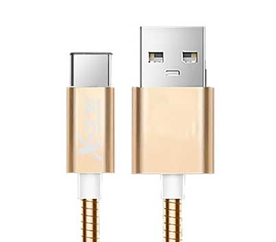 Cable USB Tipo-C Metal X-One - Oro Rosa