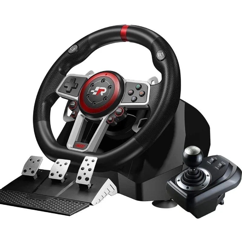 volante carreras F1 PS4 FR-TEC Formula 1 con volante extraible, pedales y  levas PlayStation Switch XBox PC luces led