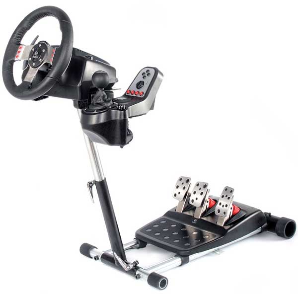 WHEEL STAND GT PRO - Soporte universal para el volante, los platos y las  bielas y la caja de cambios compatible con todos los productos Logitech,  Thrustmaster y Fanatec. : : Videojuegos